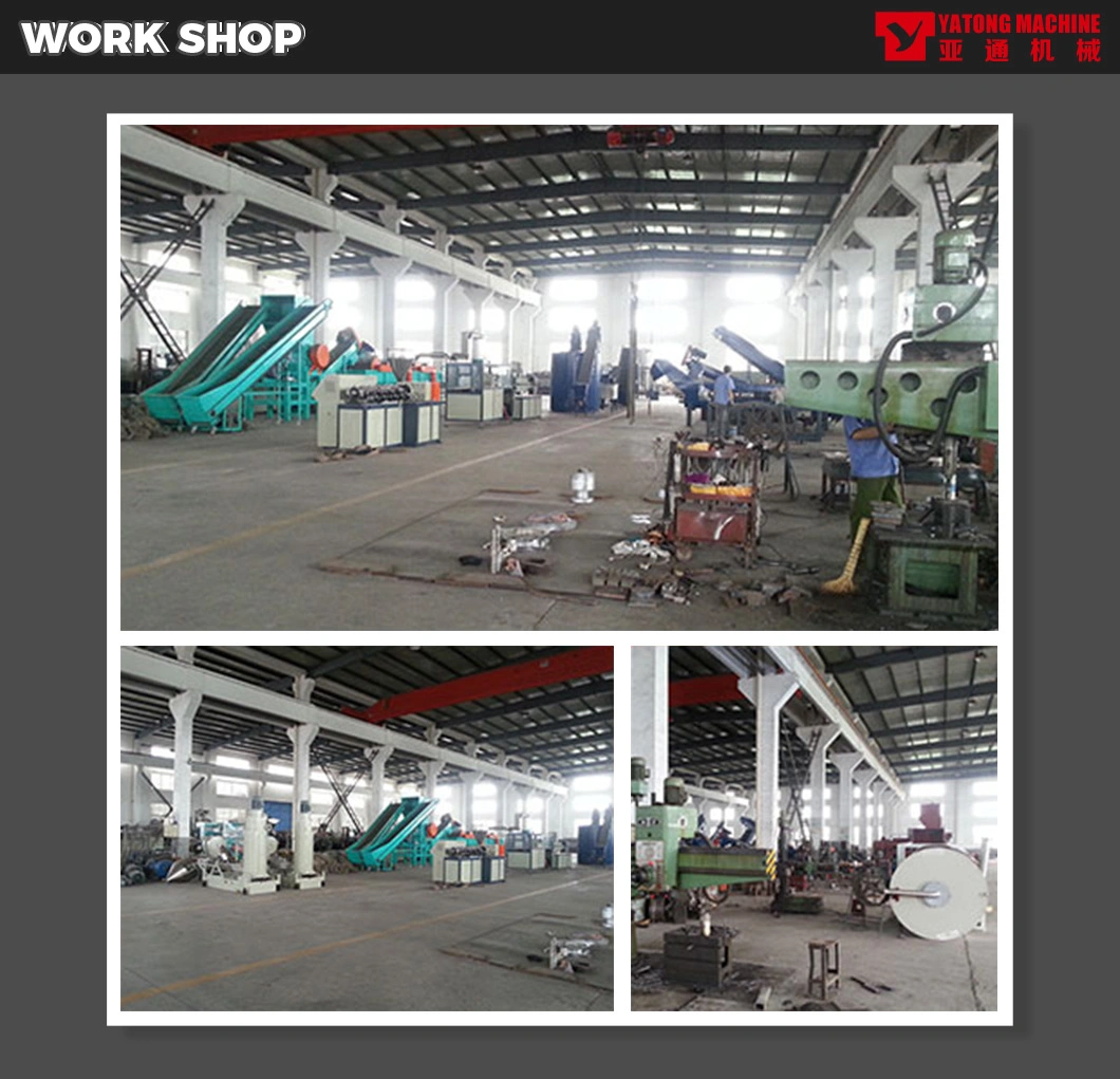 Yatong Waste Bottle Recycling Crushing Washing and Drying Line /Pet Washing Machine / Pet Bottle Crushing Recycling